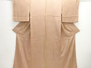 草木染　のり散らし模様一つ紋小紋着物